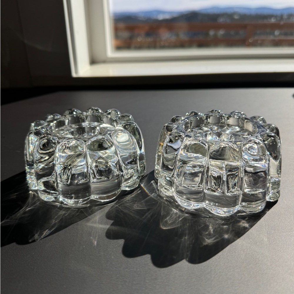 Vintage Princess House 3 way Candle Holders
